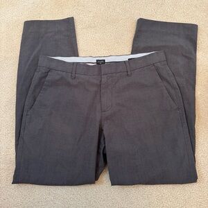 Gap Tailored Men’s Straight Leg Glen Check Trousers Pants Preppy Office 33x30